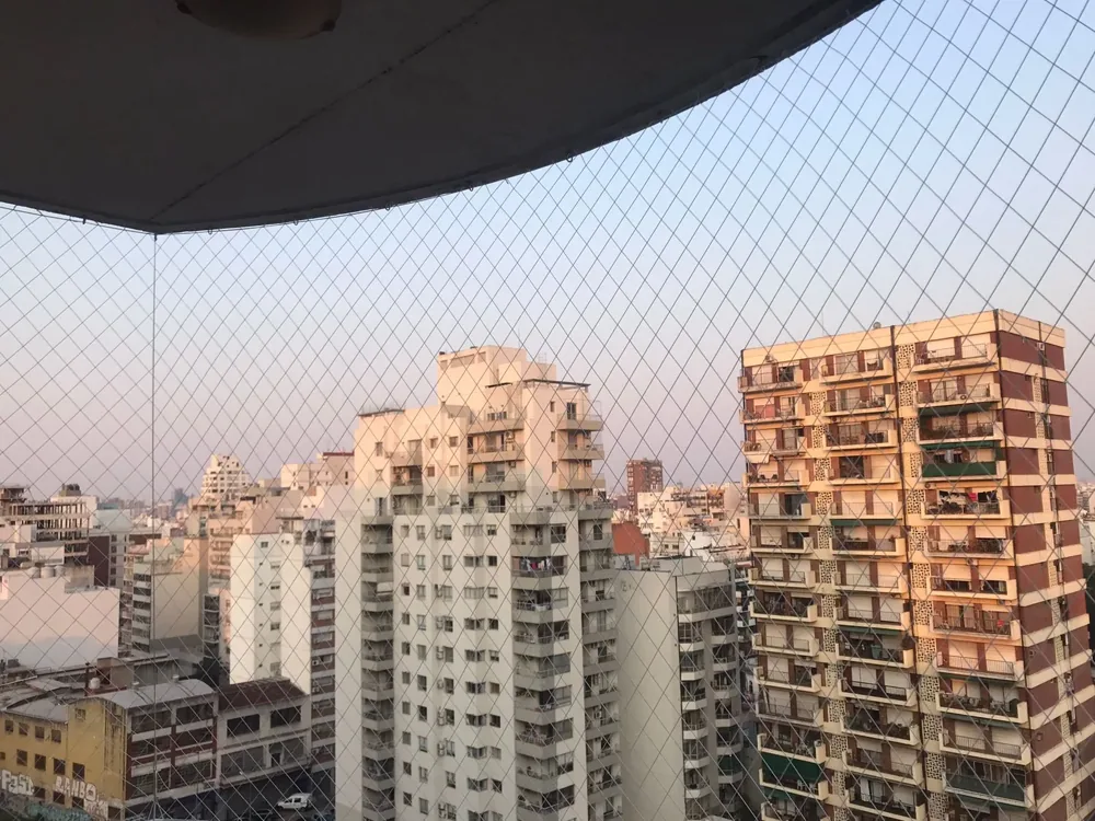 Redes para balcones en Caballito: trabajo realizado 3