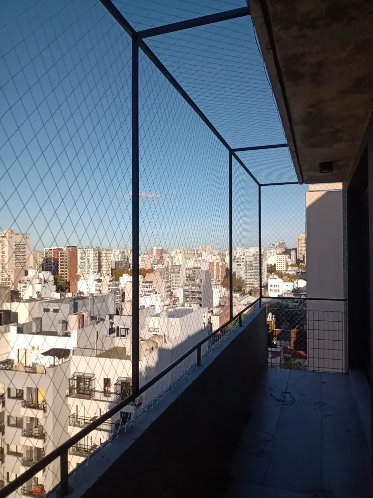 Redes para balcones en Caballito: trabajo realizado 5