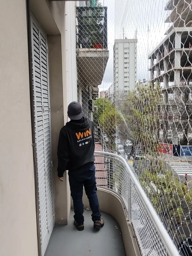 Redes para balcones en Caballito: trabajo realizado 9