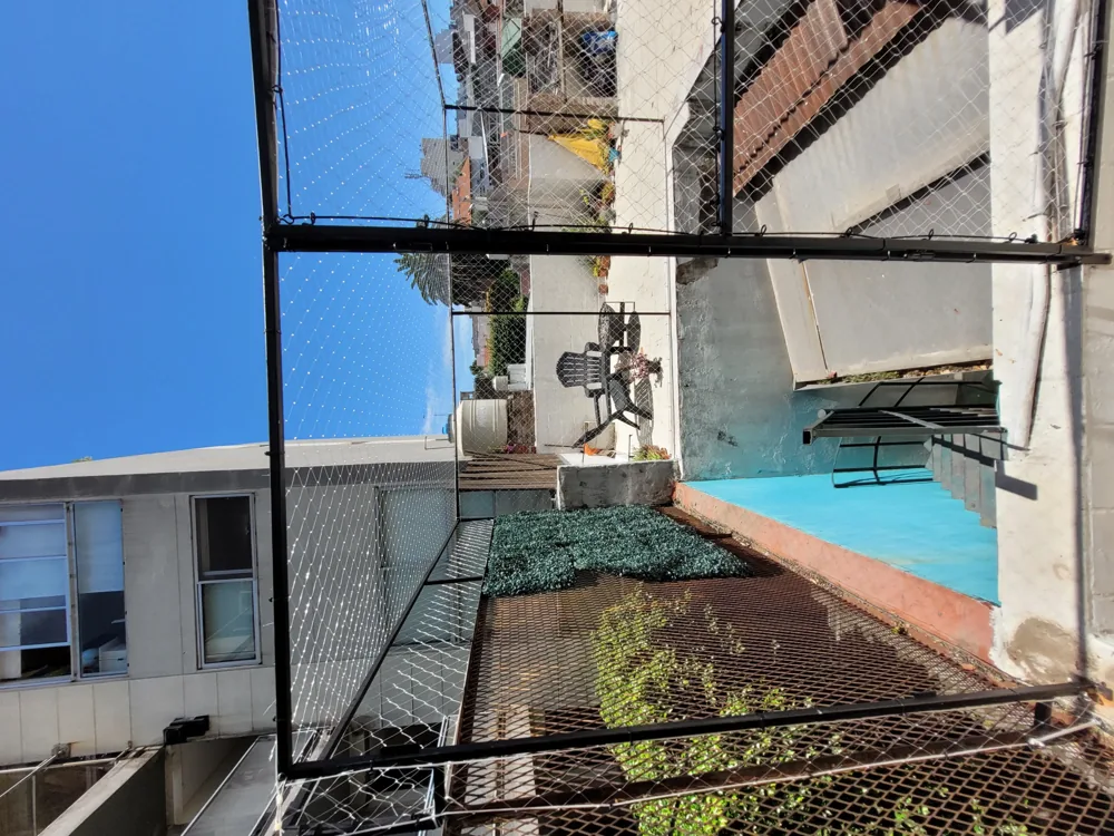 Redes para patios en Palermo: trabajo realizado 4